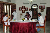Manchu Vishnu meets Governor of Maharashtra